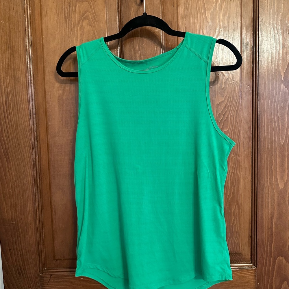 ZYIA Fairway Green Horizon Sleeveless Tank